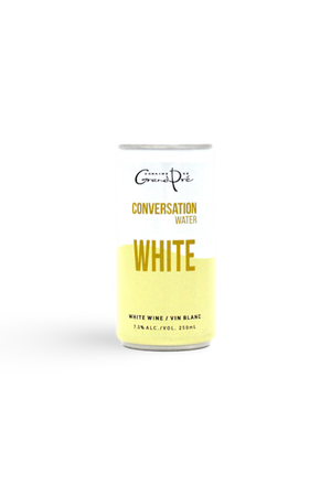 White Conversation Water Cans - Box of 12